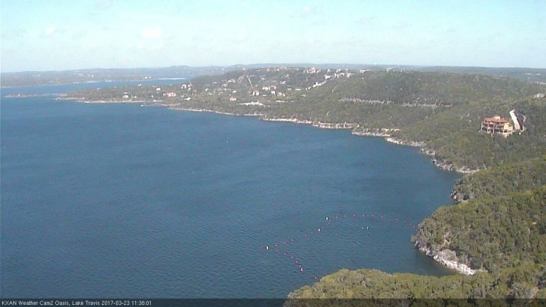 Lake Travis webcam, March 23, 2017 11:00 AM CT