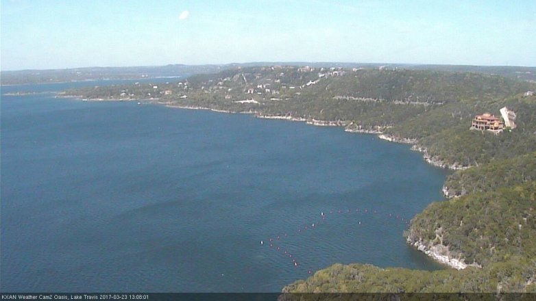 Lake Travis webcam, March 23, 2017 12:30 PM CT