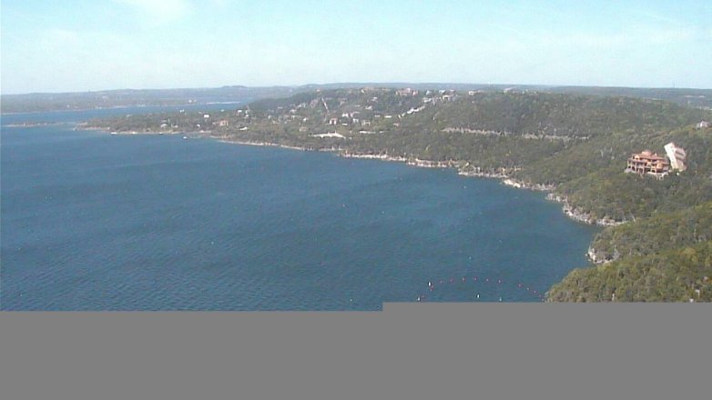 Lake Travis webcam, March 23, 2017 12:40 PM CT