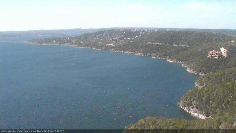 Lake Travis webcam, March 23, 2017 2:25 PM CT