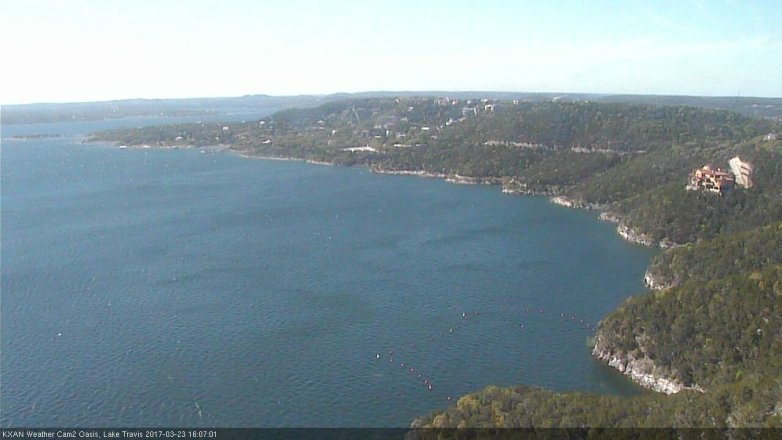 Lake Travis webcam, March 23, 2017 3:30 PM CT