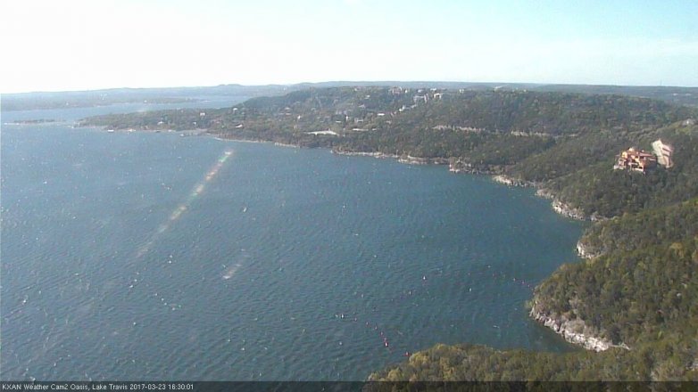 Lake Travis webcam, March 23, 2017 3:55 PM CT