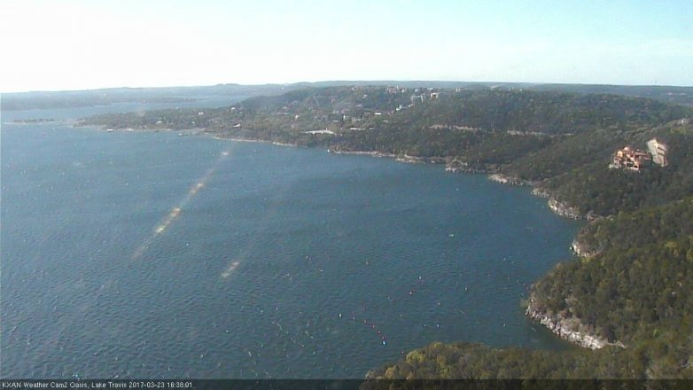 Lake Travis webcam, March 23, 2017 4:00 PM CT