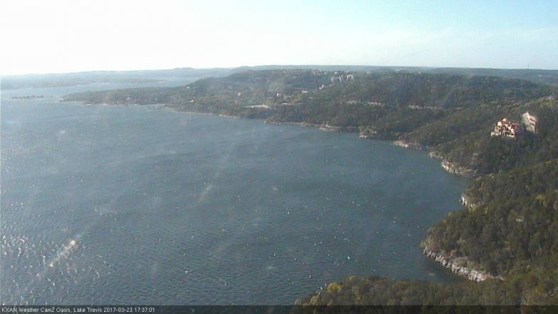 Lake Travis webcam, March 23, 2017 5:00 PM CT