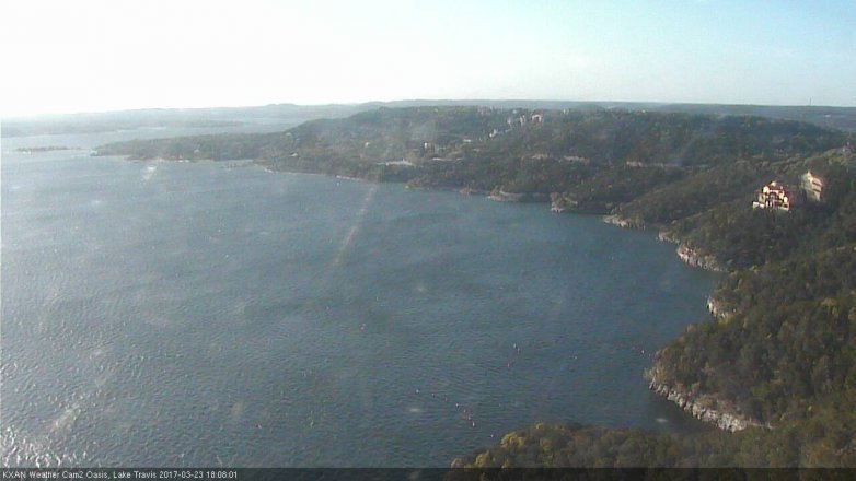 Lake Travis webcam, March 23, 2017 5:30 PM CT
