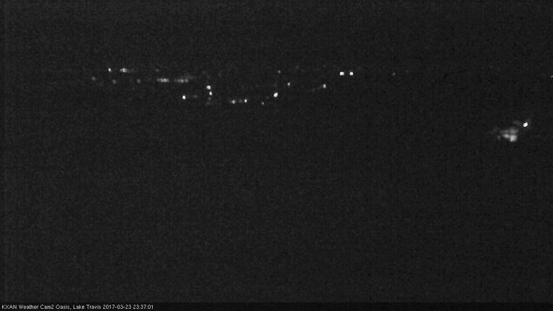 Lake Travis webcam, March 23, 2017 10:55 PM CT