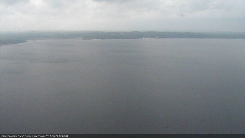 Lake Travis webcam, March 24, 2017 11:10 AM CT