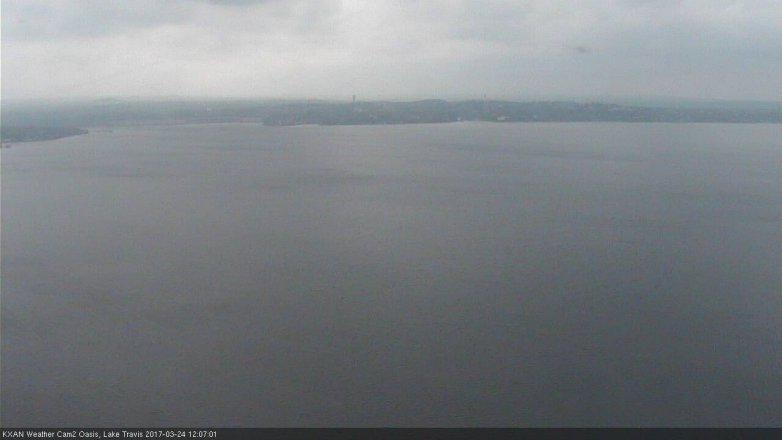 Lake Travis webcam, March 24, 2017 11:15 AM CT