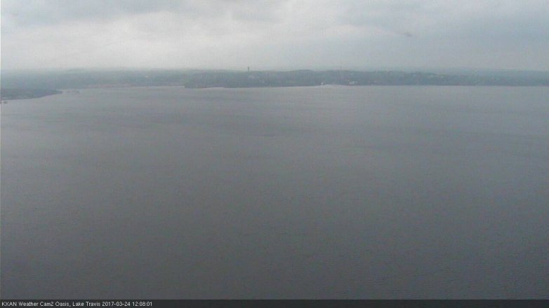 Lake Travis webcam, March 24, 2017 11:25 AM CT