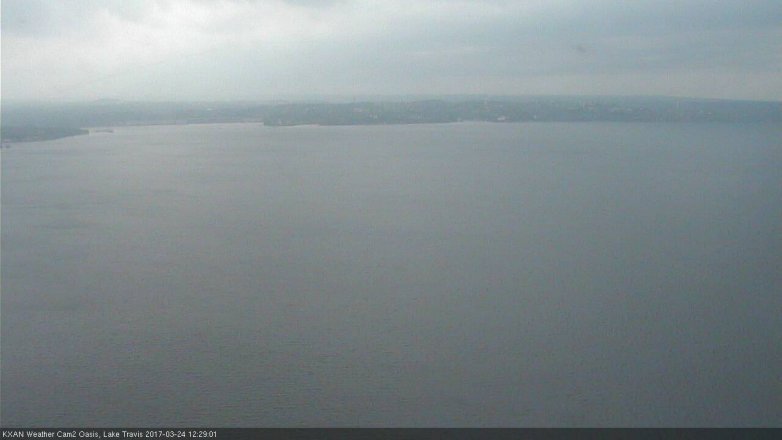 Lake Travis webcam, March 24, 2017 11:35 AM CT