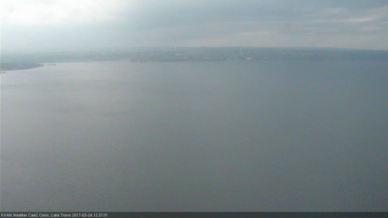 Lake Travis webcam, March 24, 2017 11:45 AM CT