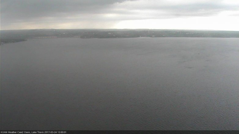 Lake Travis webcam, March 24, 2017 12:05 PM CT