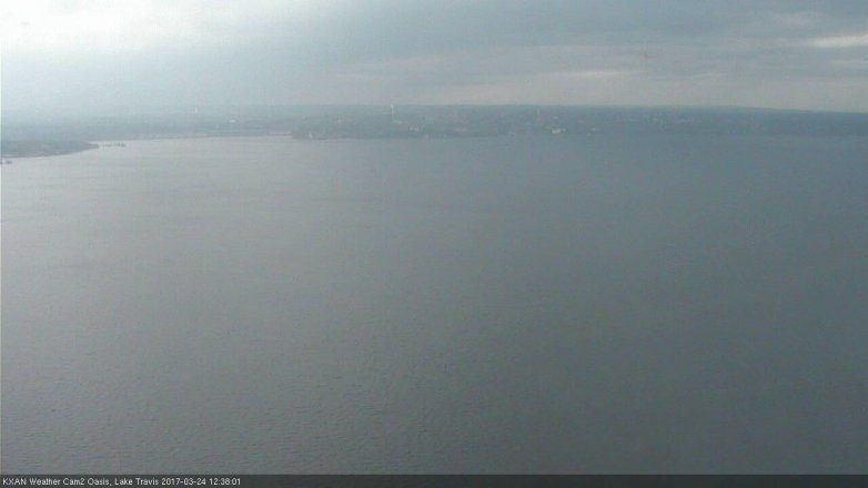 Lake Travis webcam, March 24, 2017 12:10 PM CT