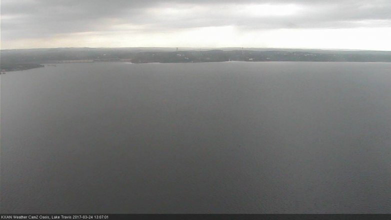 Lake Travis webcam, March 24, 2017 12:15 PM CT