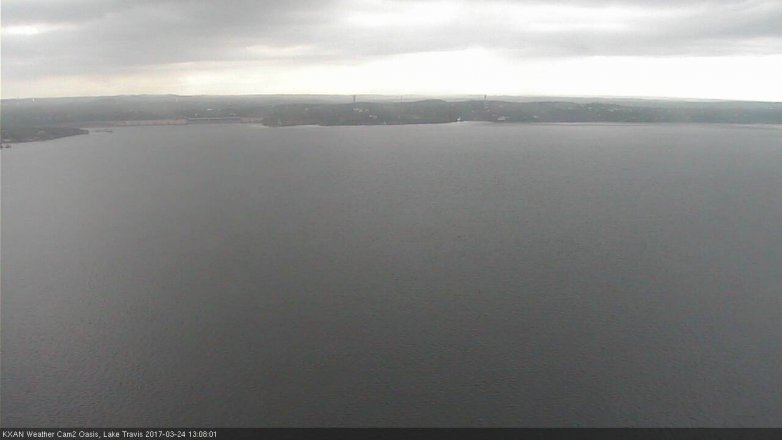 Lake Travis webcam, March 24, 2017 12:35 PM CT