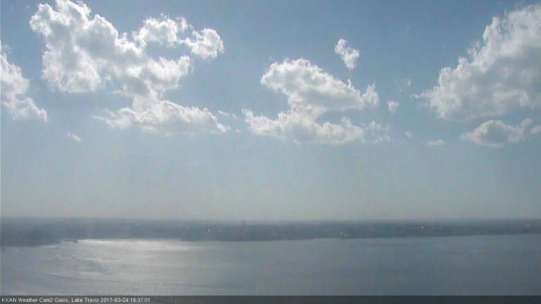 Lake Travis webcam, March 24, 2017 3:50 PM CT