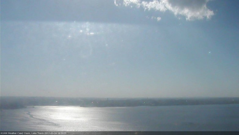 Lake Travis webcam, March 24, 2017 4:20 PM CT