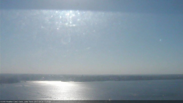Lake Travis webcam, March 24, 2017 4:25 PM CT
