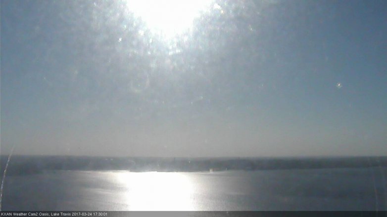 Lake Travis webcam, March 24, 2017 4:35 PM CT