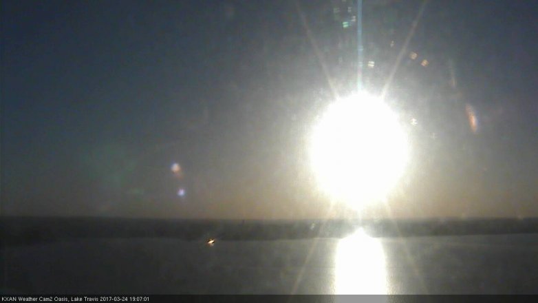 Lake Travis webcam, March 24, 2017 6:30 PM CT