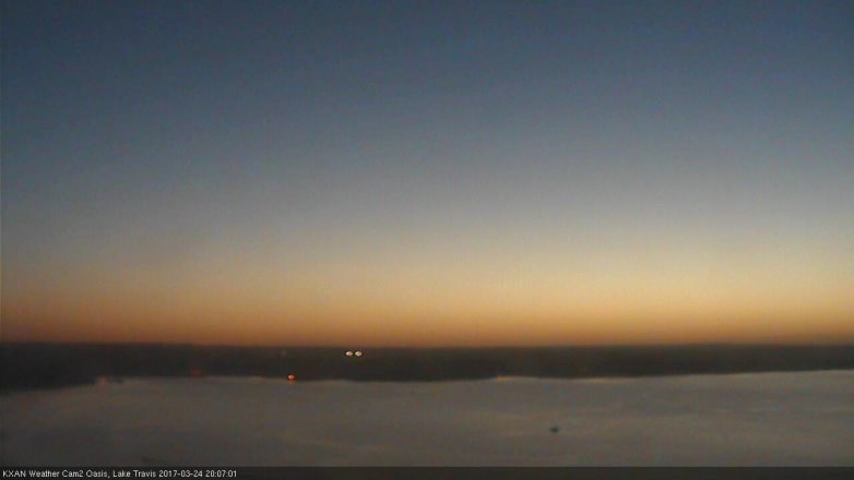 Lake Travis webcam, March 24, 2017 7:25 PM CT