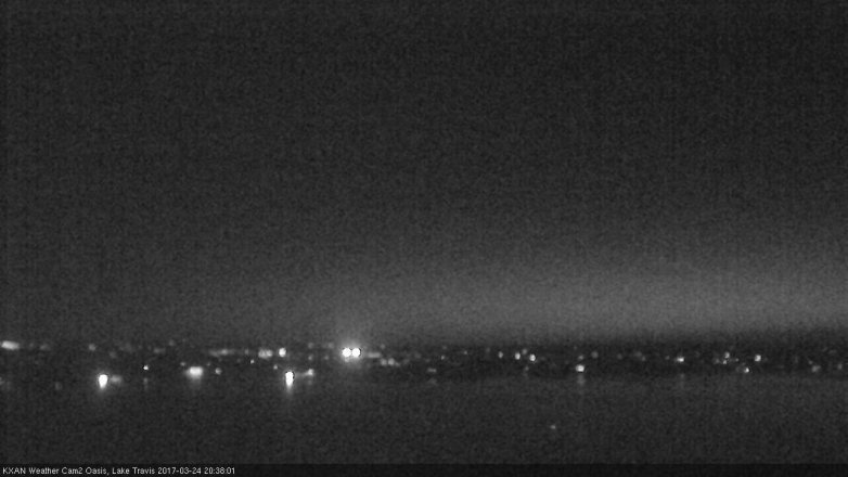 Lake Travis webcam, March 24, 2017 7:50 PM CT