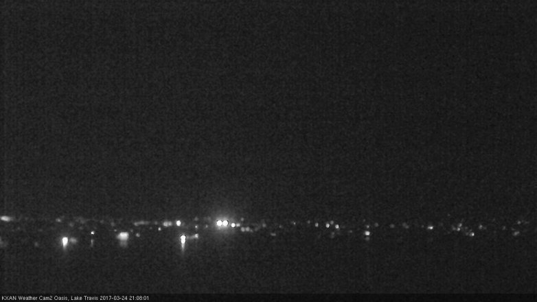 Lake Travis webcam, March 24, 2017 8:15 PM CT