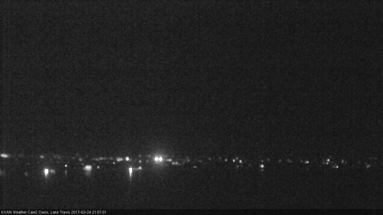 Lake Travis webcam, March 24, 2017 8:20 PM CT