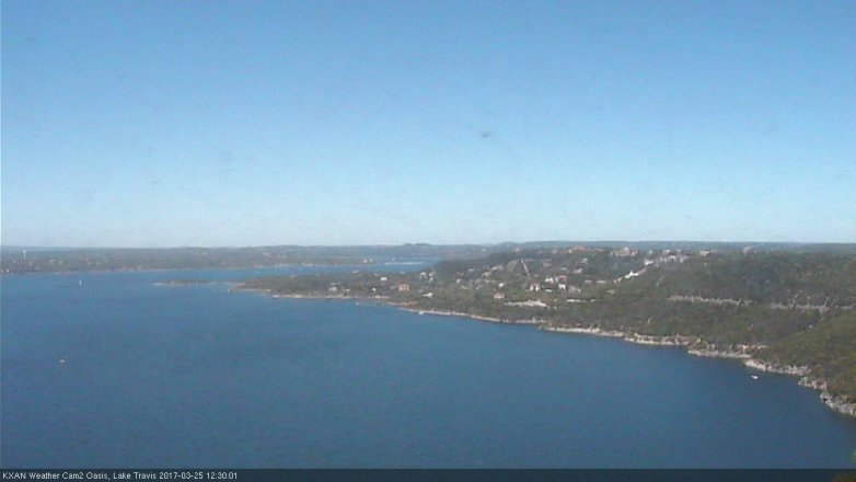 Lake Travis webcam, March 25, 2017 11:50 AM CT