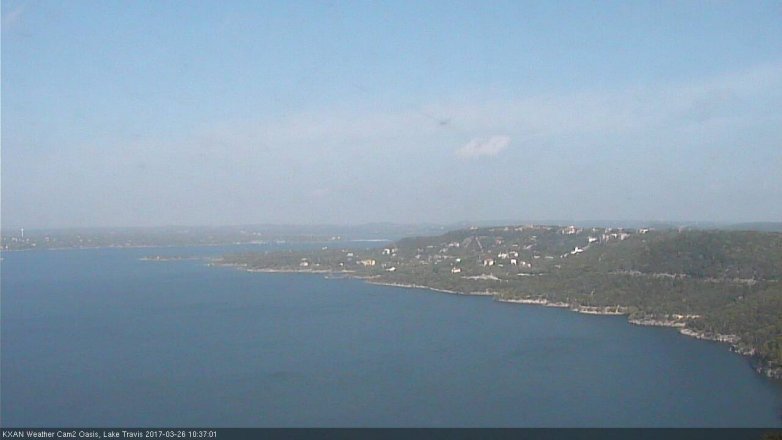 Lake Travis webcam, March 26, 2017 10:05 AM CT