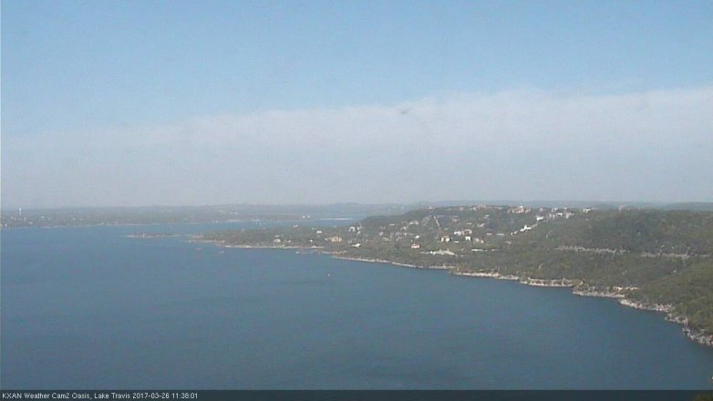Lake Travis webcam, March 26, 2017 11:05 AM CT