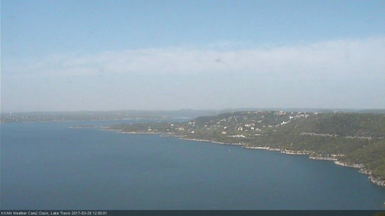 Lake Travis webcam, March 26, 2017 11:20 AM CT