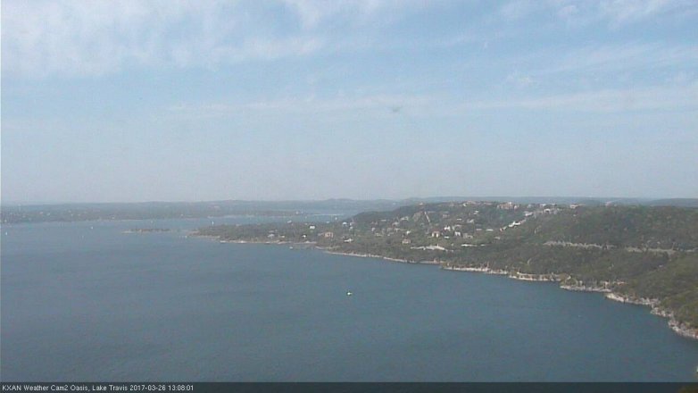 Lake Travis webcam, March 26, 2017 12:15 PM CT