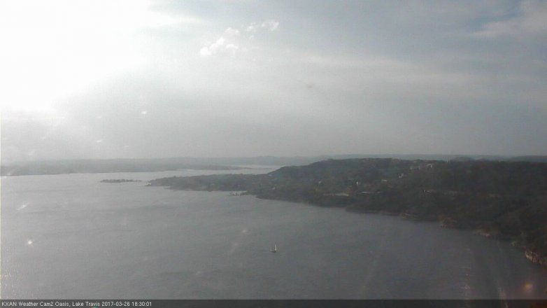 Lake Travis webcam, March 26, 2017 6:00 PM CT