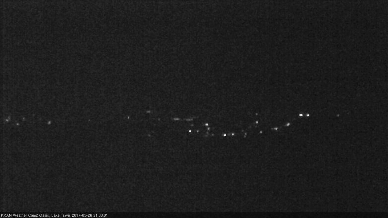 Lake Travis webcam, March 26, 2017 8:55 PM CT