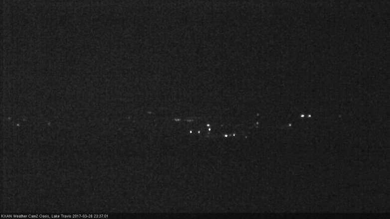 Lake Travis webcam, March 26, 2017 10:40 PM CT