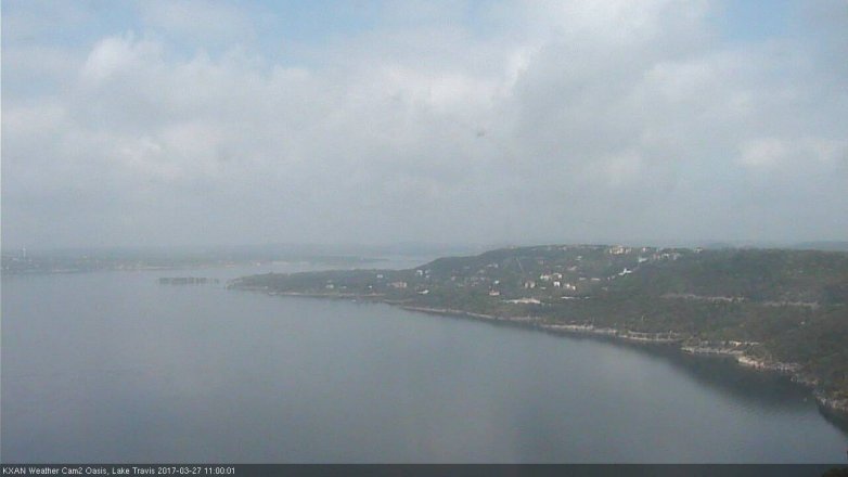 Lake Travis webcam, March 27, 2017 10:25 AM CT