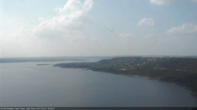 Lake Travis webcam, March 27, 2017 4:00 PM CT