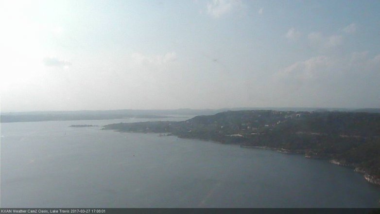 Lake Travis webcam, March 27, 2017 4:30 PM CT