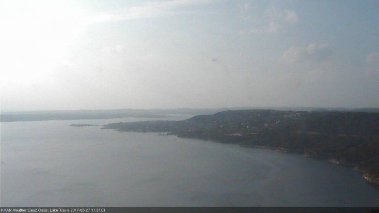 Lake Travis webcam, March 27, 2017 4:45 PM CT