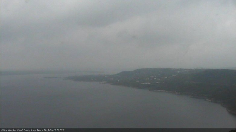 Lake Travis webcam, March 28, 2017 9:05 AM CT
