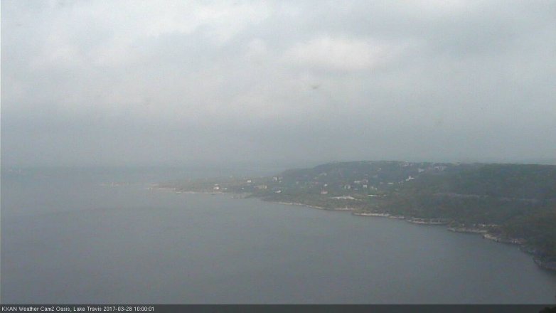 Lake Travis webcam, March 28, 2017 9:25 AM CT
