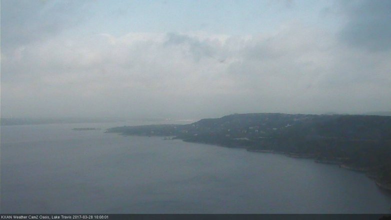 Lake Travis webcam, March 28, 2017 9:35 AM CT