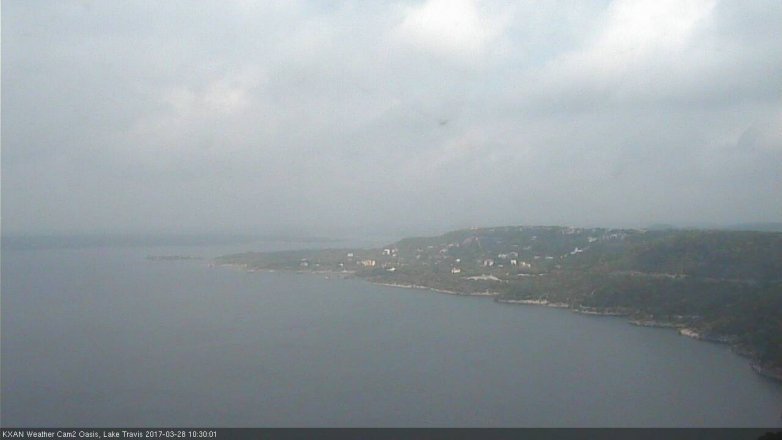 Lake Travis webcam, March 28, 2017 10:00 AM CT