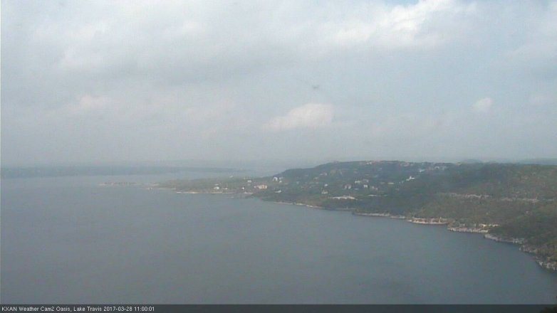 Lake Travis webcam, March 28, 2017 10:05 AM CT