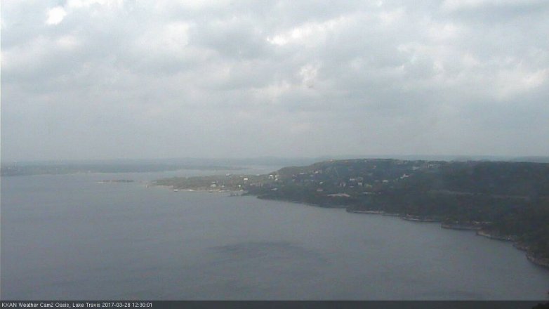 Lake Travis webcam, March 28, 2017 11:35 AM CT