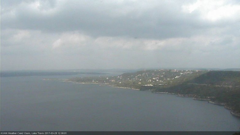 Lake Travis webcam, March 28, 2017 12:05 PM CT