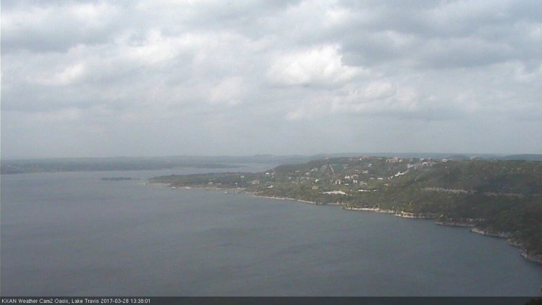 Lake Travis webcam, March 28, 2017 12:45 PM CT