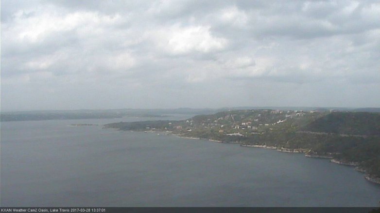 Lake Travis webcam, March 28, 2017 1:00 PM CT