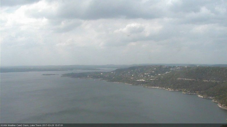 Lake Travis webcam, March 28, 2017 2:30 PM CT